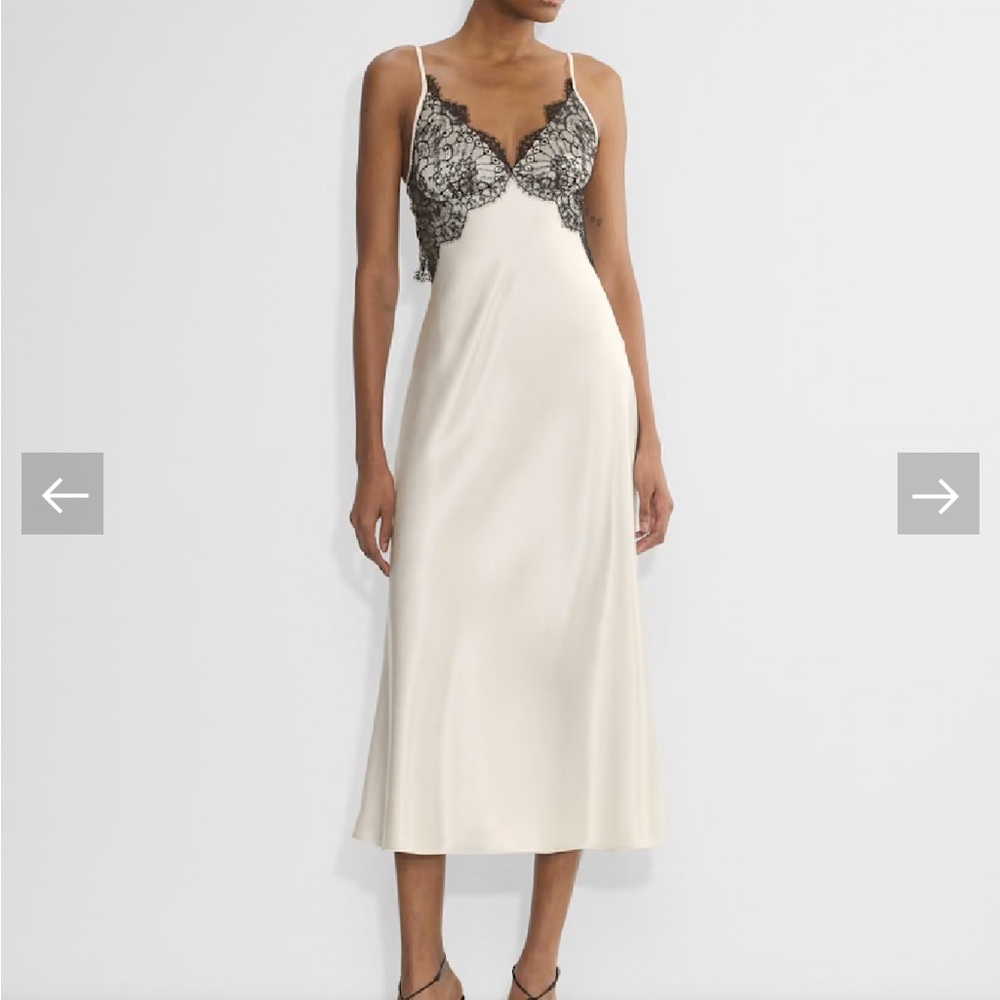 Aritzia Spades Satin Dress